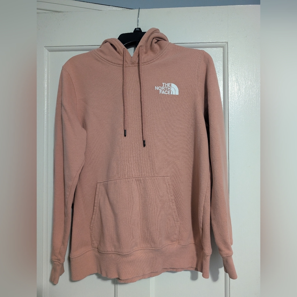 The North Face Hooded Sweatshirt Womens Pink Pullover Never Stop Exploring Med